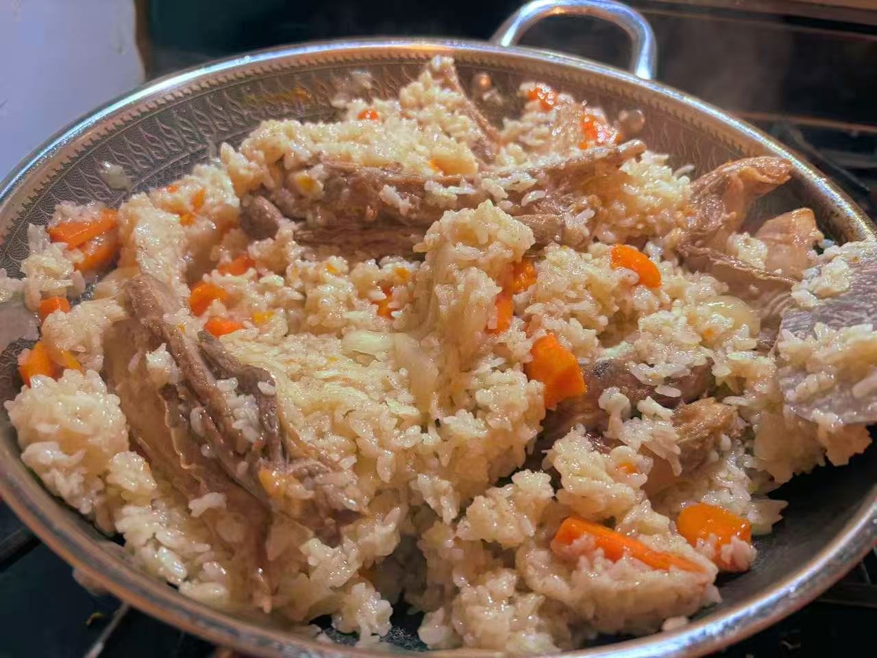 Lamb Hand-Pulled Rice (Plov)